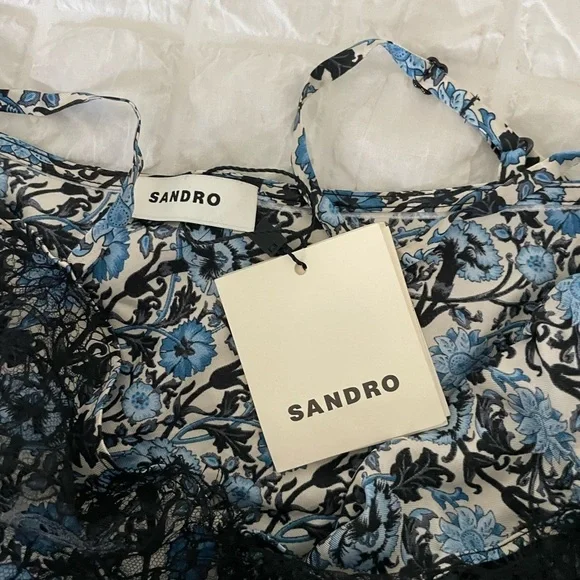 Sandro Dantin lace floral  camisole - Picture 5 of 13